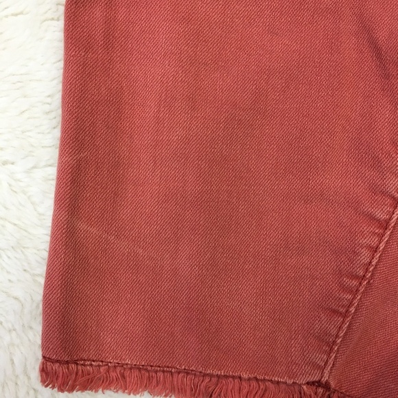 Polo Ralph Lauren Raw Hem Shorts Size 7 Brick Red - Picture 5 of 8
